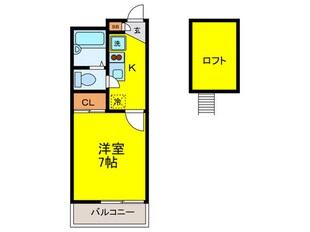 ビコロール東住吉の物件間取画像